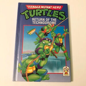 1990 TMNT Teenage Mutant  Ninja Turtle Return of the Technodrome Book